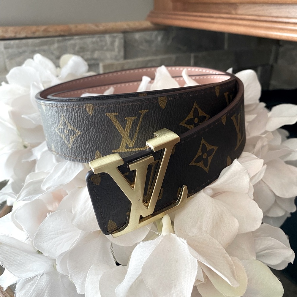 Louis Vuitton Brown Monogram Belt